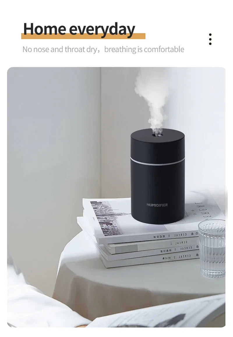 USB Car Humidifier with Essential Oils Diffuser